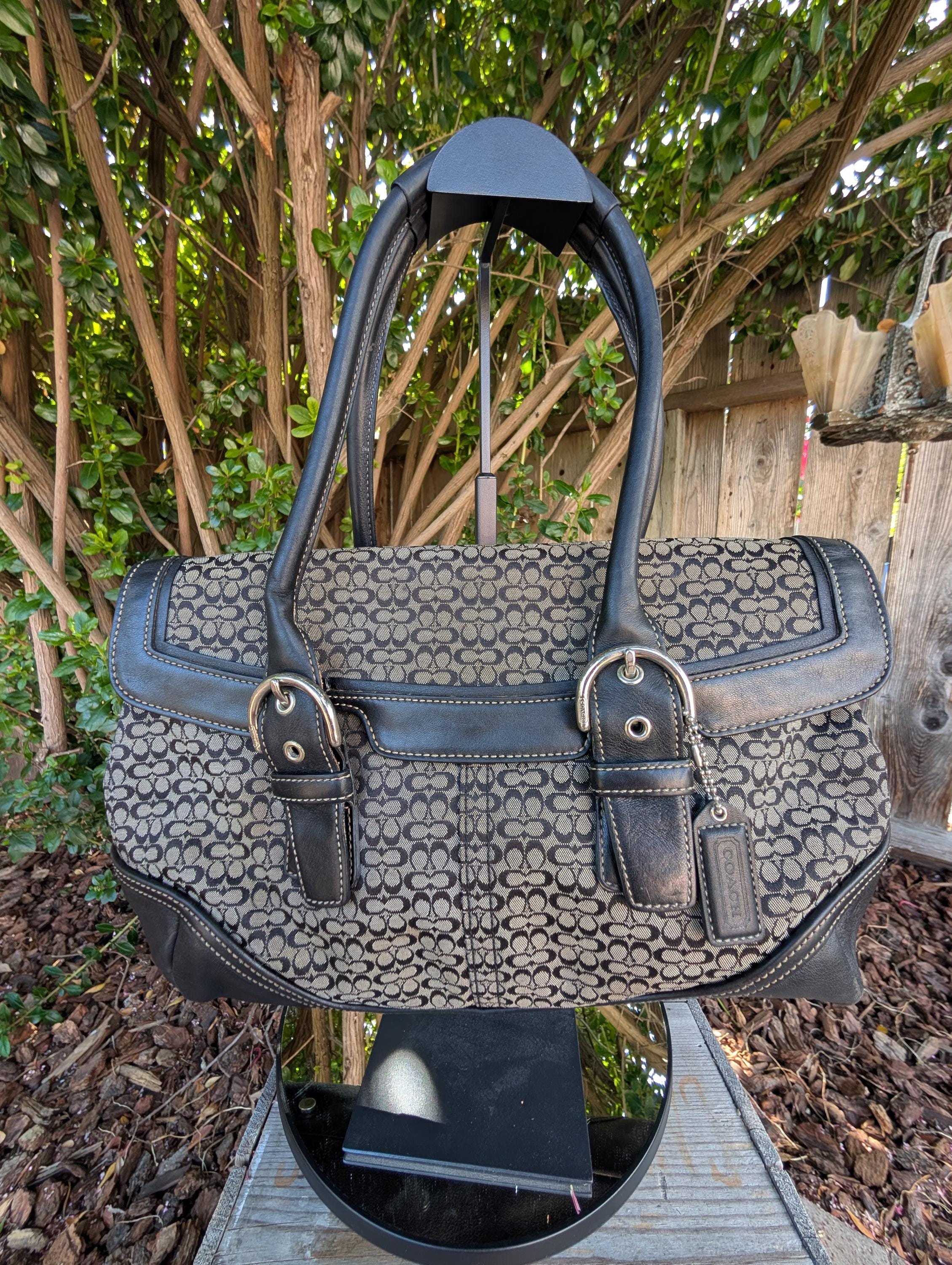 Vintage Coach Soho Signature C Flap Satchel - Etsy