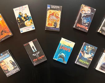 Mini VHS Tape Fridge Magnets – 3D Printed Nostalgia