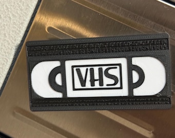Mini VHS Tape Fridge Magnets – 3D Printed Nostalgia