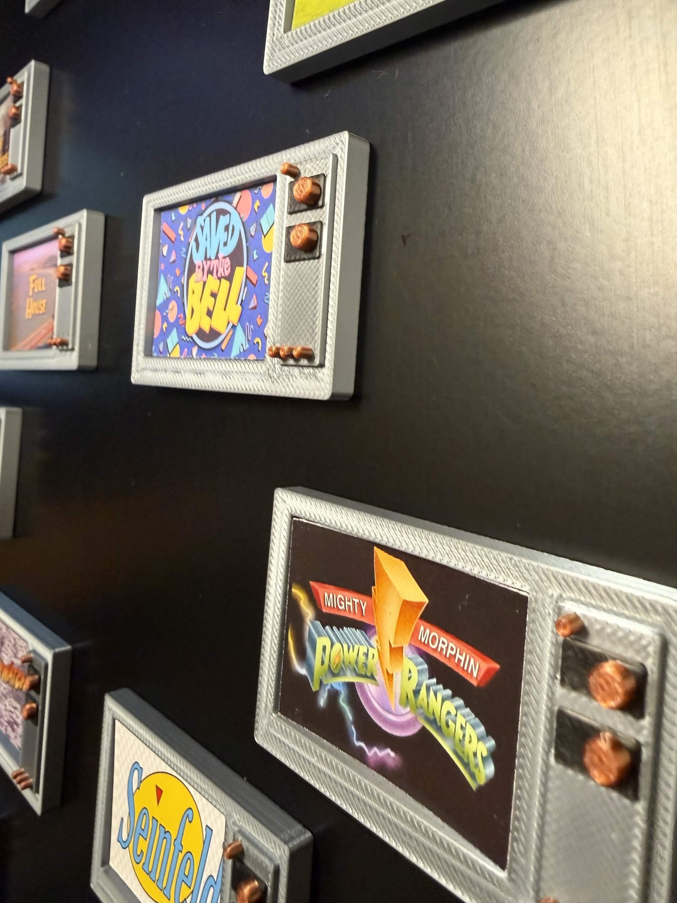 Custom Retro TV Magnets Set | 80s 90s Nostalgia | Choose Your Favorite ...