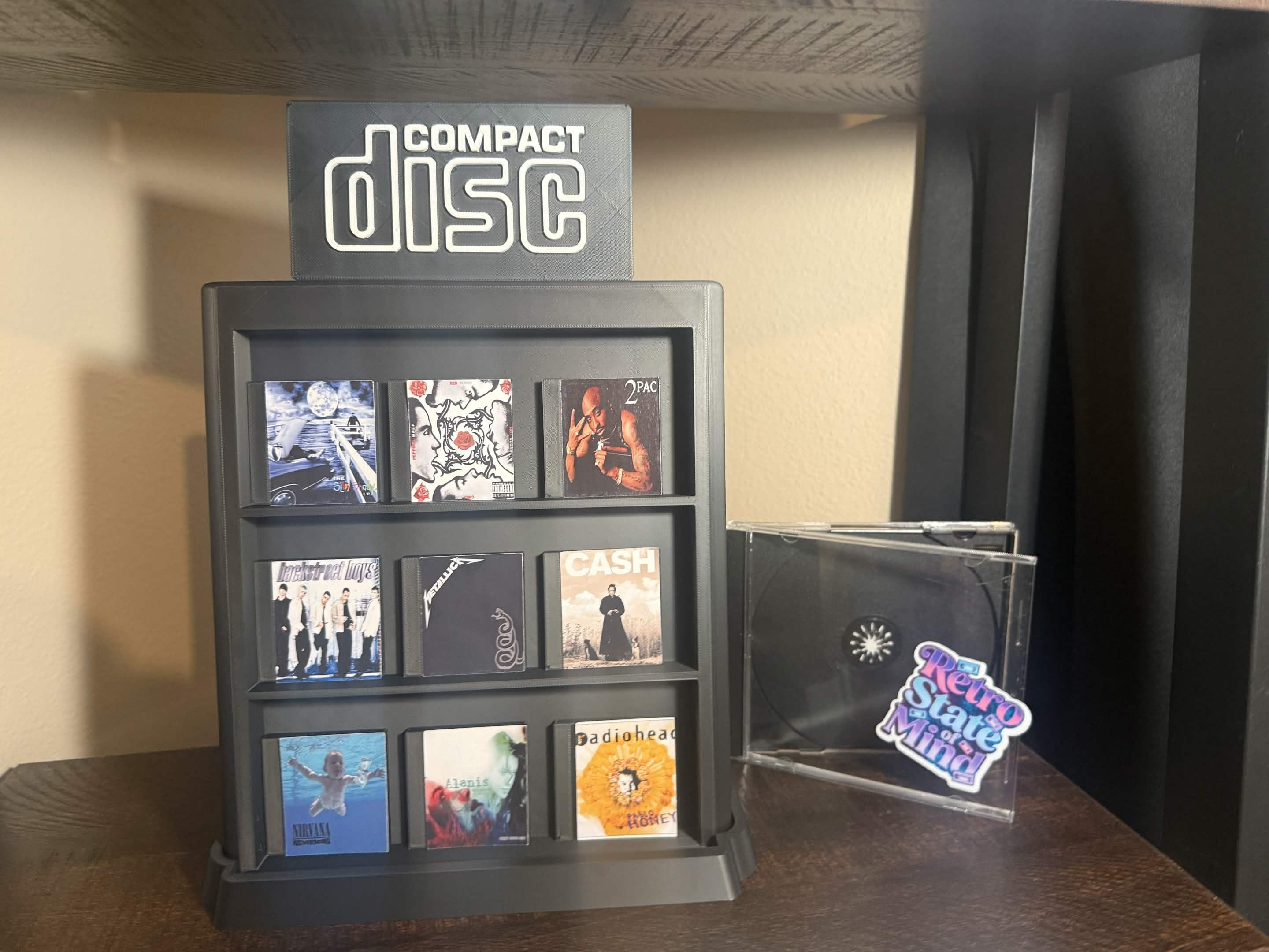 Mini CD Display Shelf | Retro Album Display| - Etsy