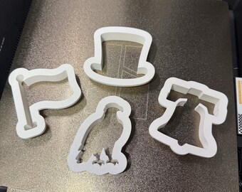 4th of July America's Birthday Cookie Cutter Set | Patriotic Pack