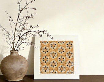 Colgante de pared de bambú con geometría tejida, estilo vintage tradicional, decoración de pared, bohemio, japonés, zen, para el hogar.
