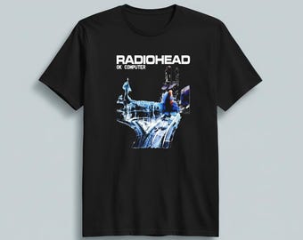 Radiohead OK Computer 90s Graphic Sand T Shirt - Foto 7