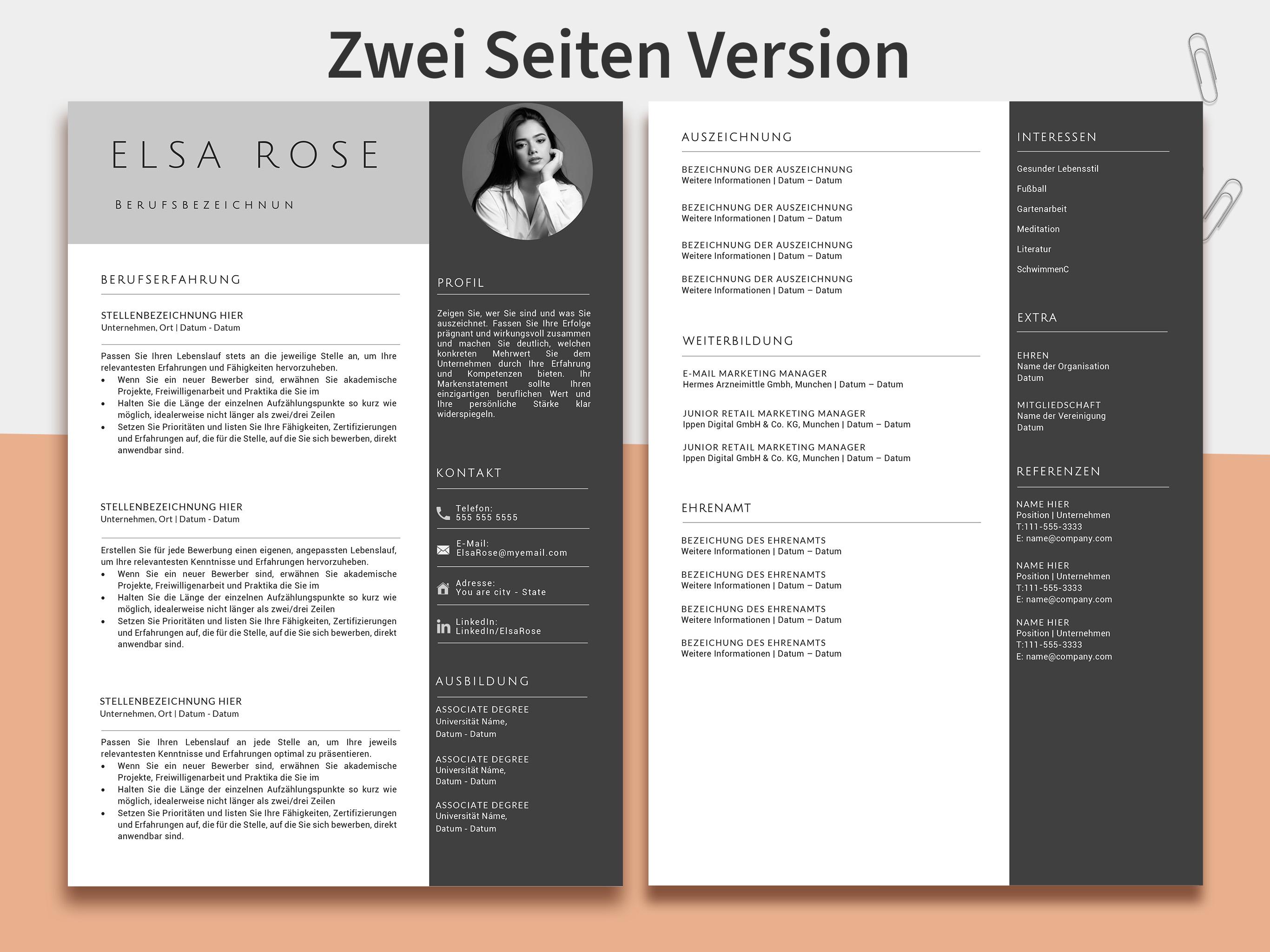 Mod le De CV Allemand Lebenslauf Vorlage Deutsch CV Moderne Bewerbung mod-le-de-cv-allemand-lebenslauf-vorlage-deutsch-cv-moderne-bewerbung