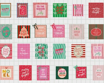 Christmas Quotes PNG Bundle | Holiday Sayings, Festive Designs (Digital Download)