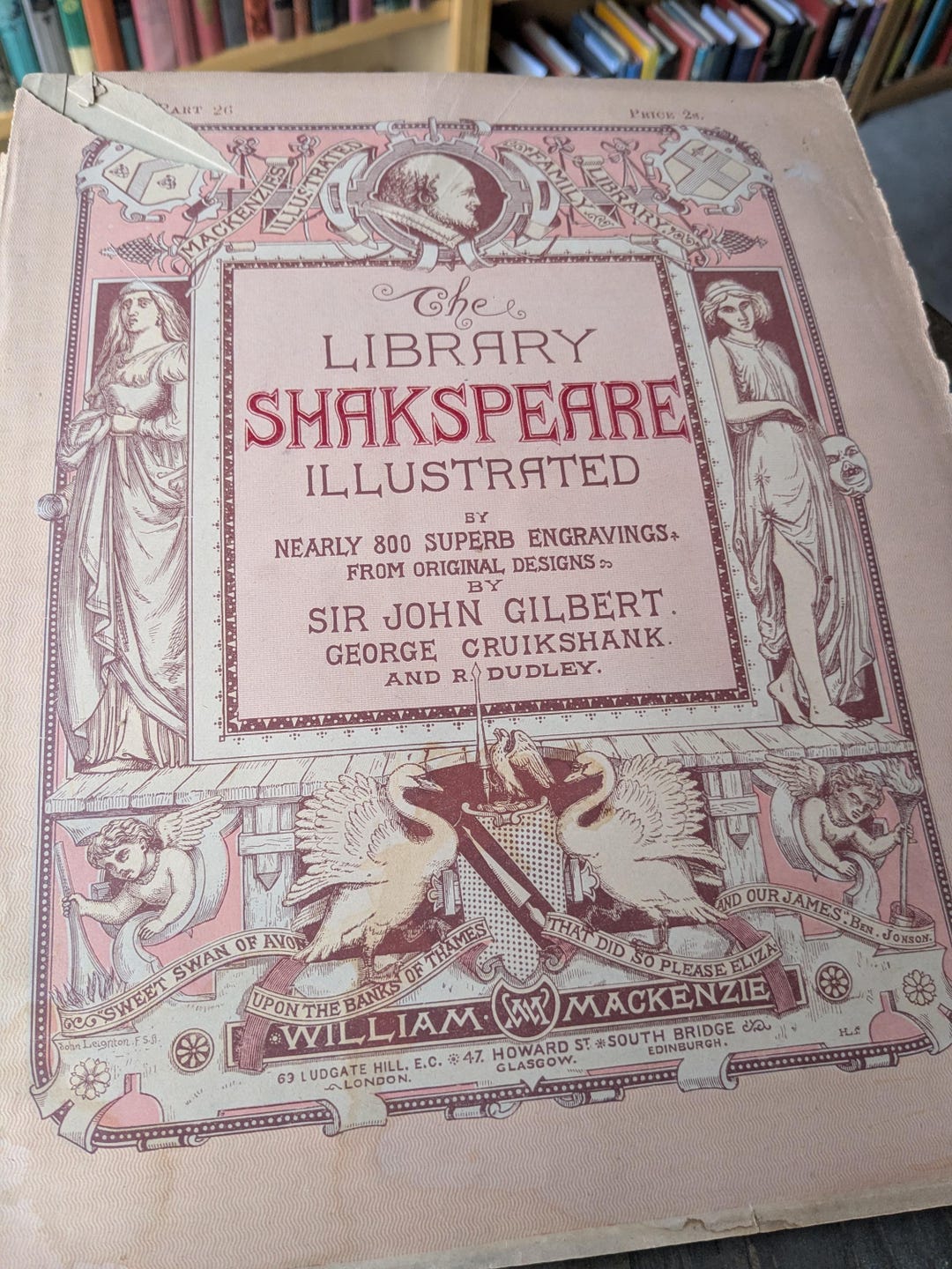 The Library Shakespeare Illustrated by Sir John Gilbert Circa 1900s
