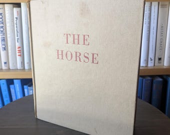 The Horse Vintage Hardcover Book – Shelf Styling Decor