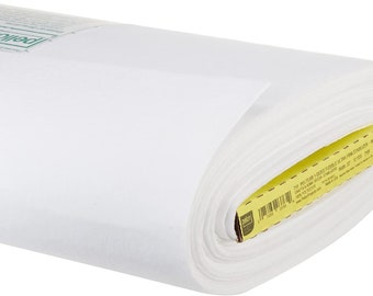Pellon Peltex 71F Ultra Firm Interfacing, Thick Interfacing, Craft Ultra Firm Stabilizer, Single Sided Iron White Fusible Heavy Weight
