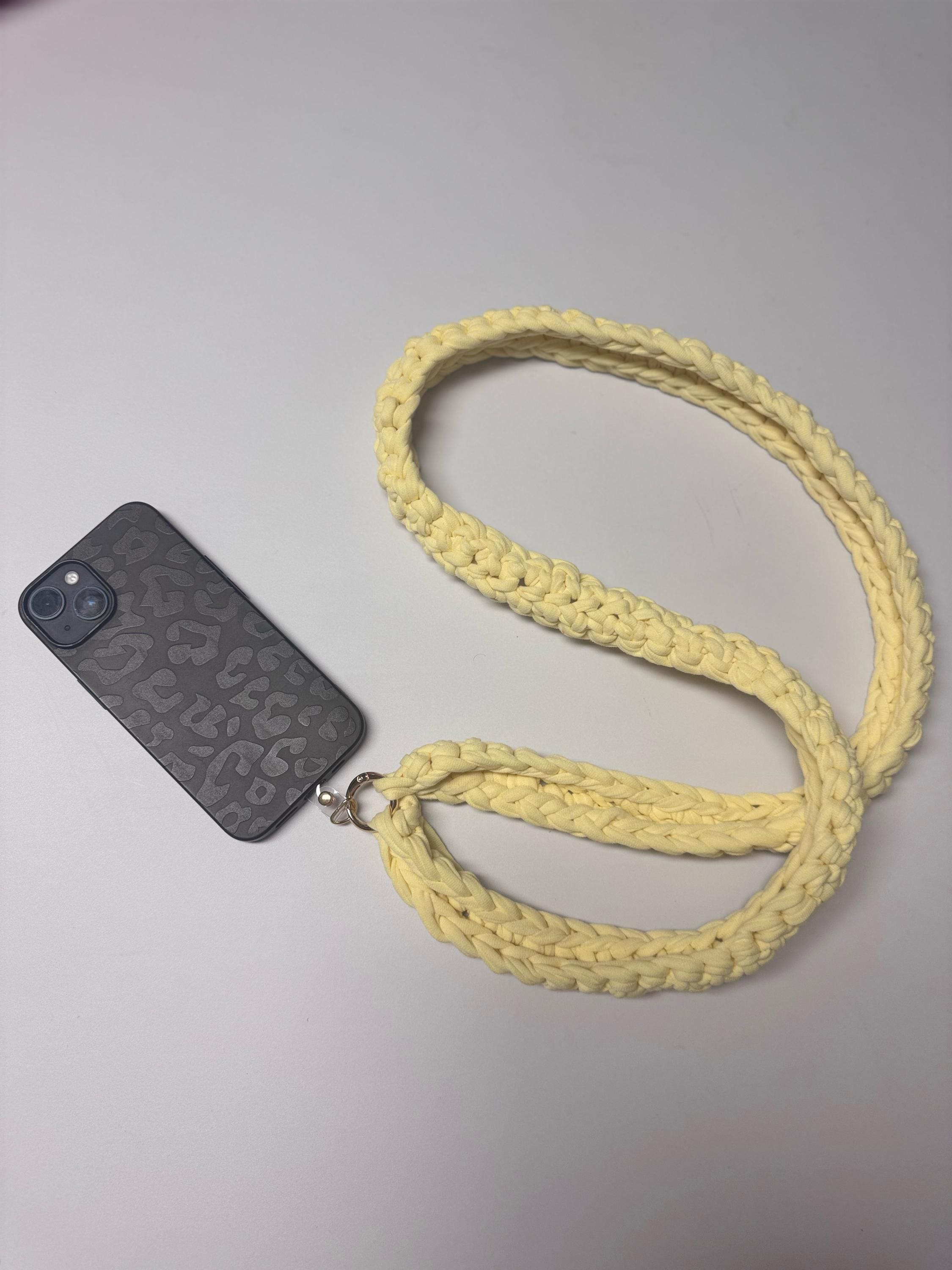 Chaîne Téléphone Portable Perles En Bois – Lanière Universelle 125 Cm, Colliers Téléphone Colorés, Mousqueton Détachable, Style Boho Pour Femmes Et Filles