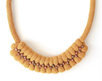 Reversible Beaded Rope Necklace