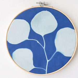Eucalyptus Cyanotype Print Wall Hanging
