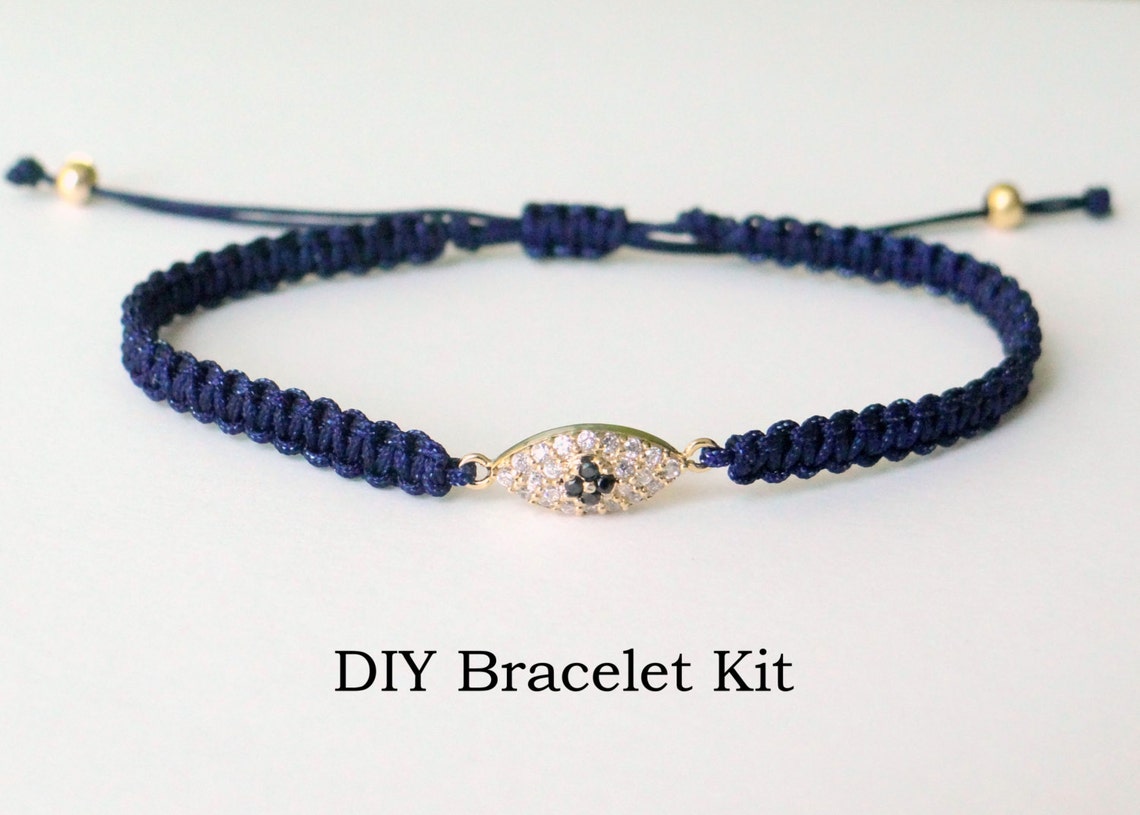 DIY Bracelet Kit Friendship Bracelet Tutorial Etsy