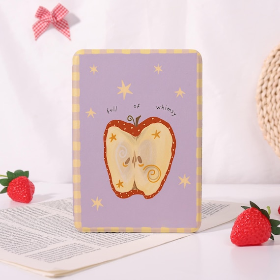 Apple Stars Personalized Kobo Clara/Libra Case Kindle Paperwhite 10/11/12th Case,Auto Wake/Sleep Case,Custom Name Colorsoft 2024 Cover