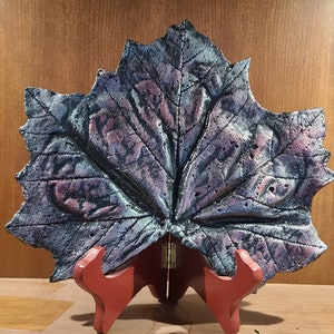 Concrete Sycamore Leaf Casting