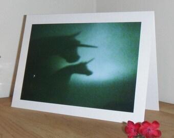 Magical Unicorns in the Mist - Inspirational / Birthday / Holiday / Fantasy / Just Because Greeting Card