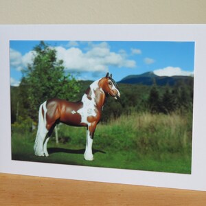 Modèle cheval par VT Mountain - Anniversaire / Penser de vous / Carte de voeux de vacances