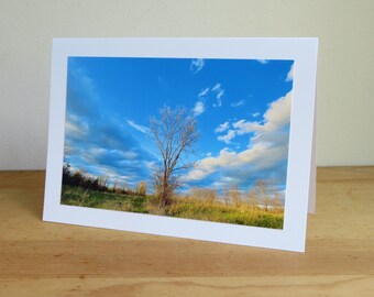 Tree in Field - Promise of Tomorrow - Inspirational / Birthday / Sympathy / Just Because Greeting Card
