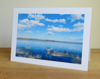 Clouds and Lake Champlain - Daydreams and Reflections - Inspirational / Birthday / Sympathy / Just Because Greeting Card