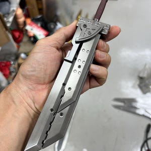 Cloud Fusion Buster Sword Final Fantasy VII FF7 remake rebirth brelok do cosplayu broń rekwizyt