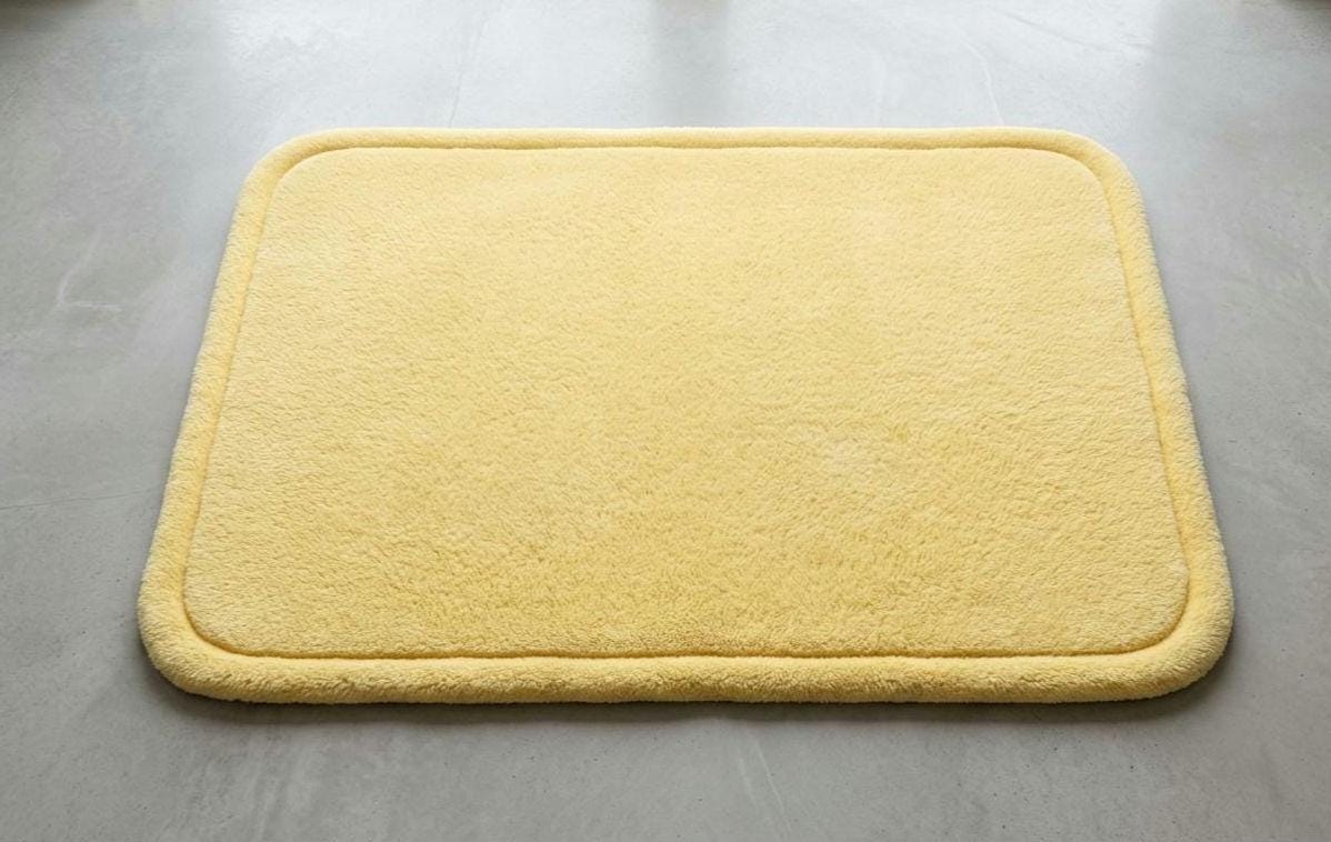 Butter Yellow Rug Large Area Rug for Living Room Sofa Soft Plush Tufted ...