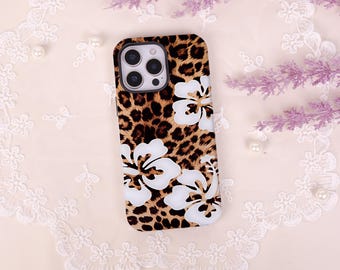 Leopard Tough Dual Layer iPhone Case,Magnetic Protective Cover,iPhone 17 16 15 14 13 Pro Max Mini Plus,Matte/Glossy Finish,Magsafe Case