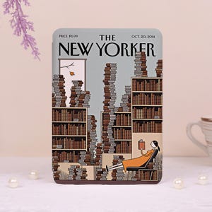 Book Tower Personalized E-Reader Case with HandStrap Fits Kindle 10/11/12th,Kindle Colorsoft,Paperwhite 12/11/10th,Kobo Clara,Kobo Libra