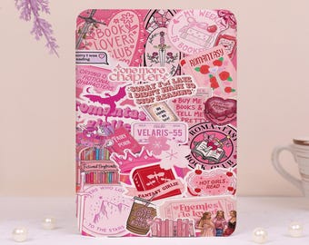 Pink Crown Personalized E-Reader Case with HandStrap Fits Kindle 10/11/12th,Kindle Colorsoft,Paperwhite 12/11/10th,Kobo Clara,Kobo Libra
