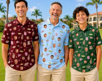 Personalized Golfer Polo Shirt, Best Dad By Par Custom Golf Apparel, Gift for Father’s Day