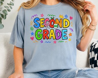 Camiseta de bienvenida para maestros, camiseta escolar Comfort Colors, camiseta para el primer día de clases, regalo para maestros de primaria, ropa linda para maestros