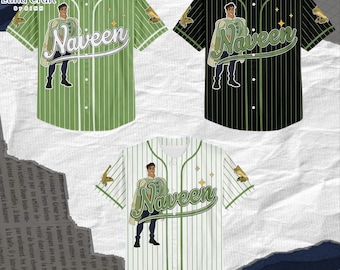 Personalized Prince Naveen Baseball Jersey, Disney Princess and the Frog Baseball Shirt, Baseball Team Outfit, Matching Family Shirt
