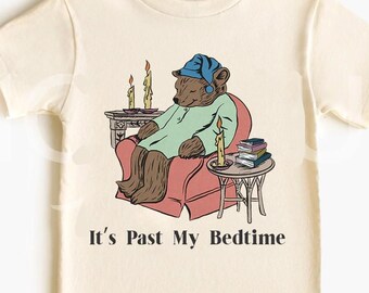 Bedtime Bear PNG, Funny Sleepy Digital Art (Download)