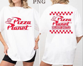 Pizza Planet Toy Story PNG, Disneyland Family Vacation Snack Outfit Digital Download