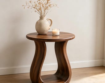 manueller minimalistischer Beistelltisch kleiner Couchtisch personalisiertes Geschenk Wohnzimmer Dekor Büro Schreibtisch Dekor Vatertagsgeschenk Housewarming Geschenke