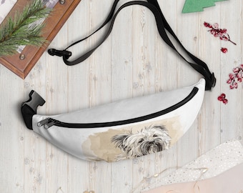 Cairn Terrier dog fanny pack