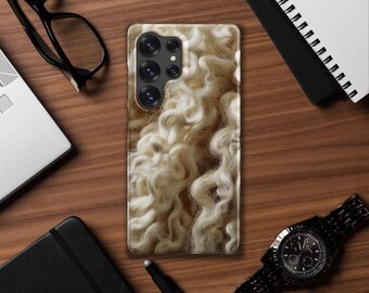 Samsung® case made of fine sheep's wool