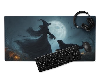 Halloween Bernese Mountain Dog Gaming Mouse Pad