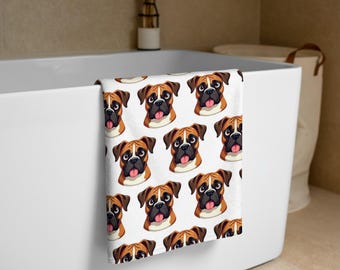 Towel for Boxer Lovers