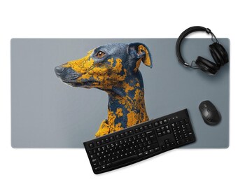 Gaming mouse pad for greyhound lovers