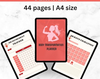 Body Transformation Planner | Fitness & Weight Loss Tracker | body measurement goals