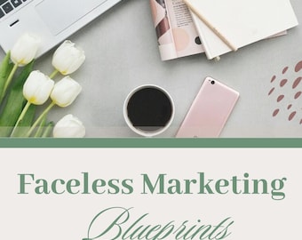Faceless Marketing Blueprint | Step-by-Step Guide to Selling Digital Products | Instagram Business Guide | beginner friendly