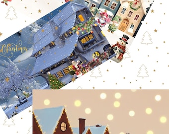 Christmas Spot the Difference Game – 3 Printable Holiday Puzzle Sets (Digital Download)