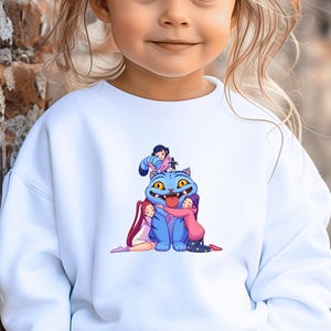 Demon Hunters Toddler Sweatshirt, Huntrix Youth Hoodie, Derpy Tiger Fan Gift -  Adult, Youth, Toddler