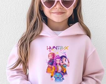 Huntrix Toddler Sweatshirt, Kpop Demon Hunters Hoodie -  Adult, Youth, Toddler