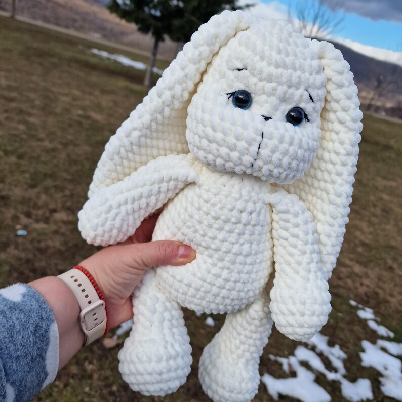 Crochet Bunny Pattern PDF | Amigurumi Plush Toy | Floppy Ear Rabbit ...