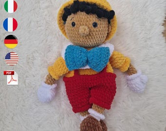 Soft Snuggler Doll Crochet Pattern PDF • Amigurumi Cuddly Lovey • Plush Toy Pattern