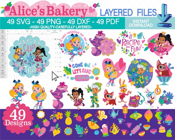 Alice's Wonderland Bakery Let's Bake! Dress Up Set