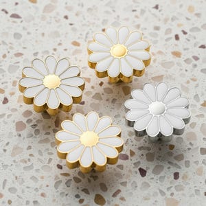 Blumen Kabinett Knöpfe: Gänseblümchen Schublade Knäufe für Küchenschrank, moderne Möbel