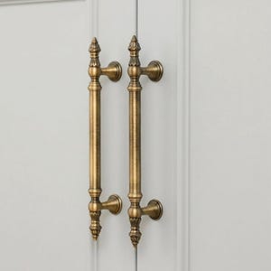 Wardrobe Door Handles: Antique Brass Cabinet Pulls for Kitchen Cabinets, vintage hardware
