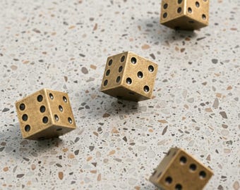 Dice dresser knob: Unique Cabinet Knobs, Square Drawer Pulls, unique home decor